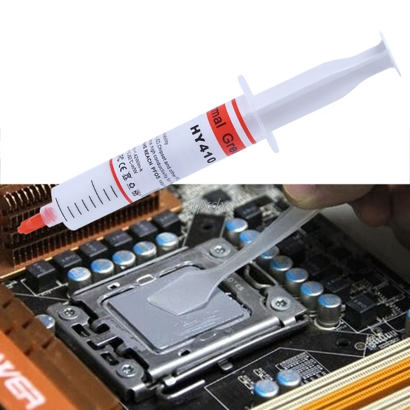 30 г HY410-TU20 белая термическая смазка CPU чипсет охлаждающая смесь силиконовая паста и Прямая поставка