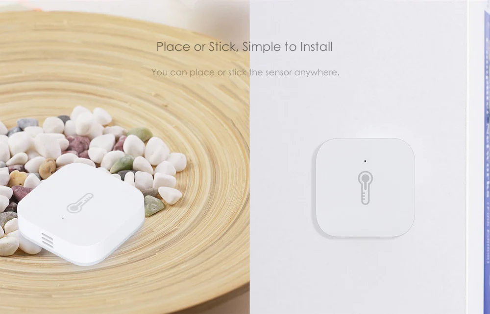 Temperatura de Pressão Trabalho para mi Xiaomi Aqara Inteligente Umidade Ambiente Sensor Casa Android Ios App Controle Homekit ar 20 casa android ios app controle homekit
