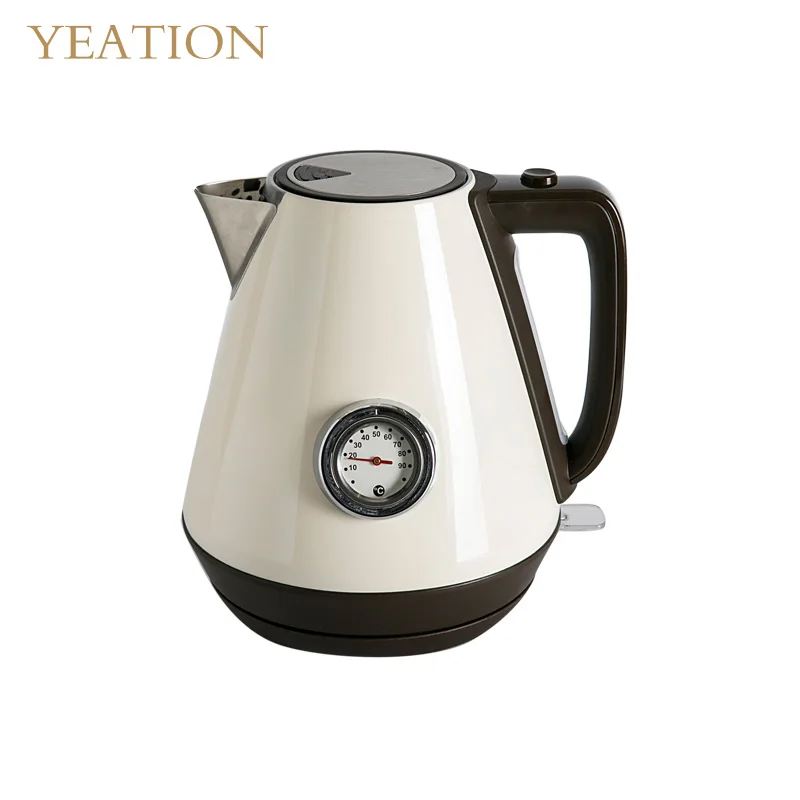 YEATION Home 1800 л ретро Электрический чайник с измерителем температуры воды 220 Вт