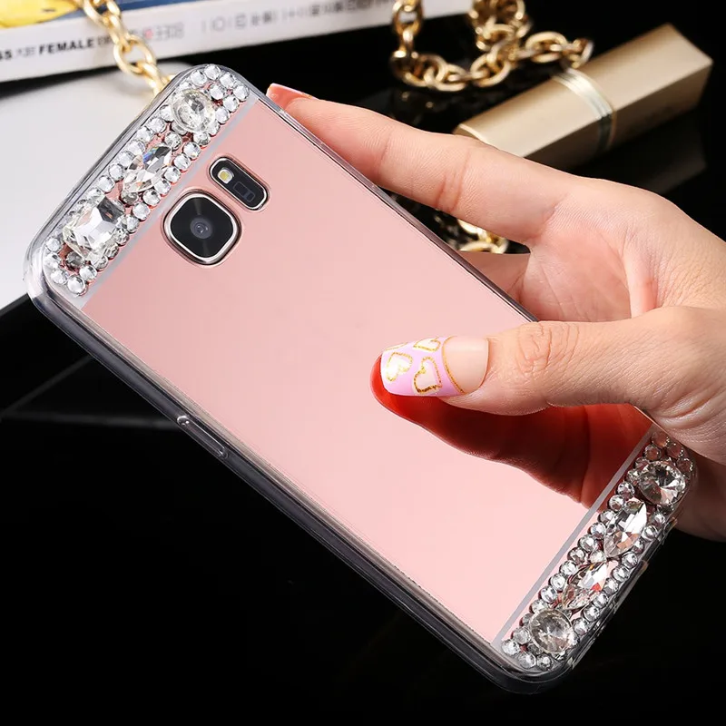 KISSCASE-Mode-Luxe-Telefoon-Case-Voor-Samsung-Galaxy-S6-S7-Rand-A5-Bling-Strass-Diamond-Case