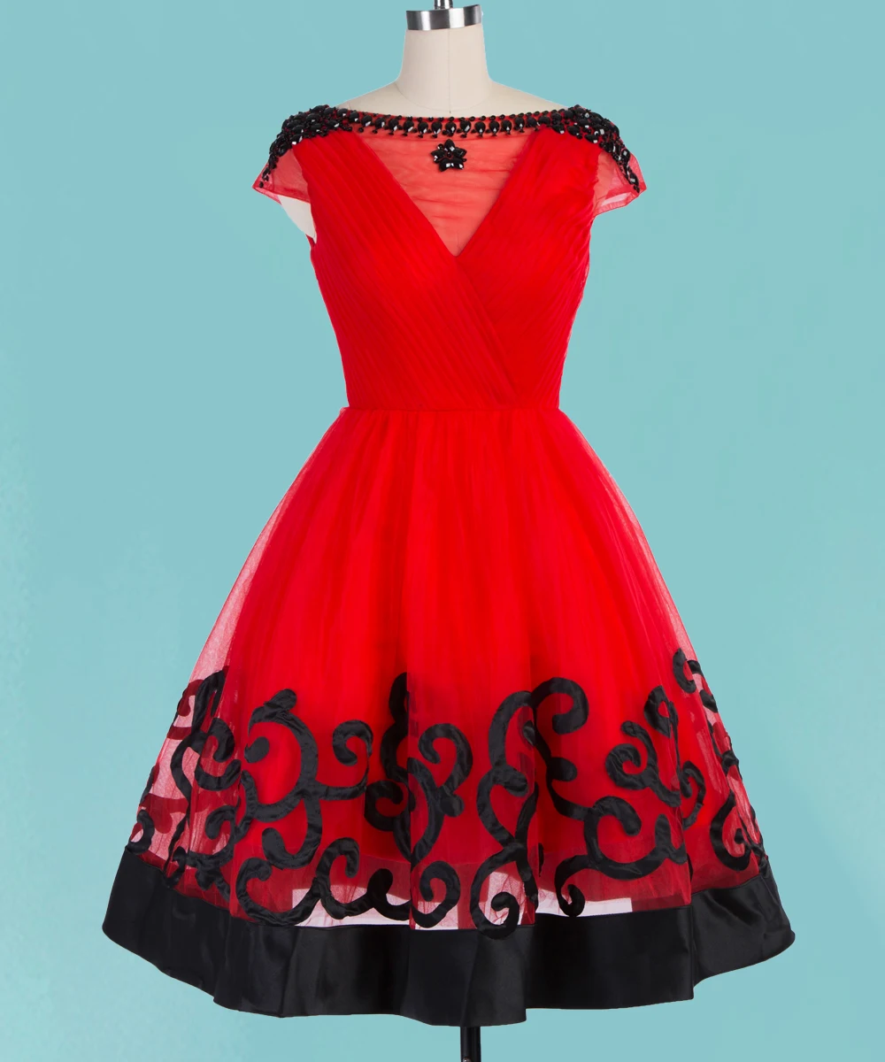 2017 Cheap Short Prom Dresses Formal Party Gowns A Line Scoop Short