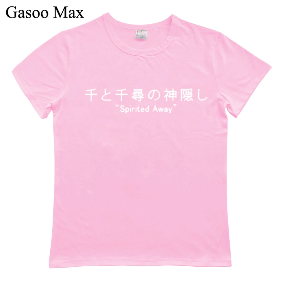 

Japanese Letter Print Cotton T-shirts Women Tshirts Tee Tumblr Harajuku Female Slogan Printing Tshirt Black White Tees European