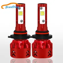 9005 Led headlight bulbs, 9600Lm 6000K (HB3) Fanless All-in-One Conversion Kit -2pcs