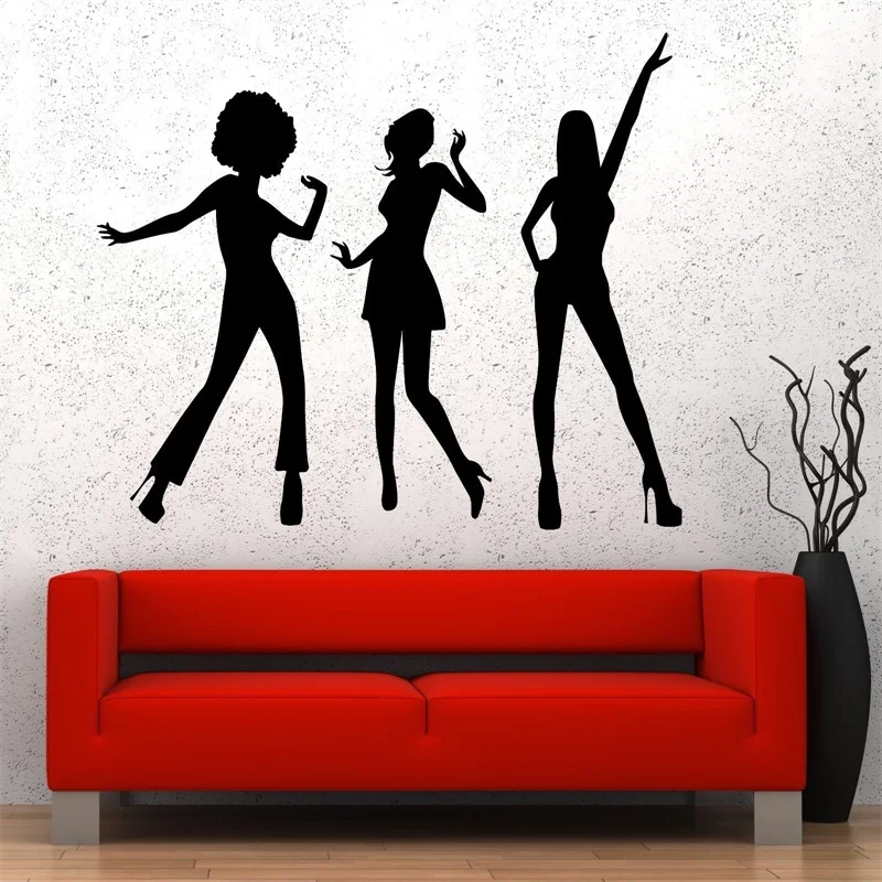 

Wall Vinyl Music Sexy Disco Girl Guaranteed Quality Decal