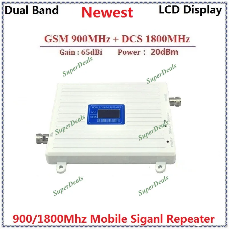 

Big power Mobile Phone Signal Repeater 900MHz and 1800MHz Cell Phone Signal Booster Amplifier dcs repetidor de sinal de celular