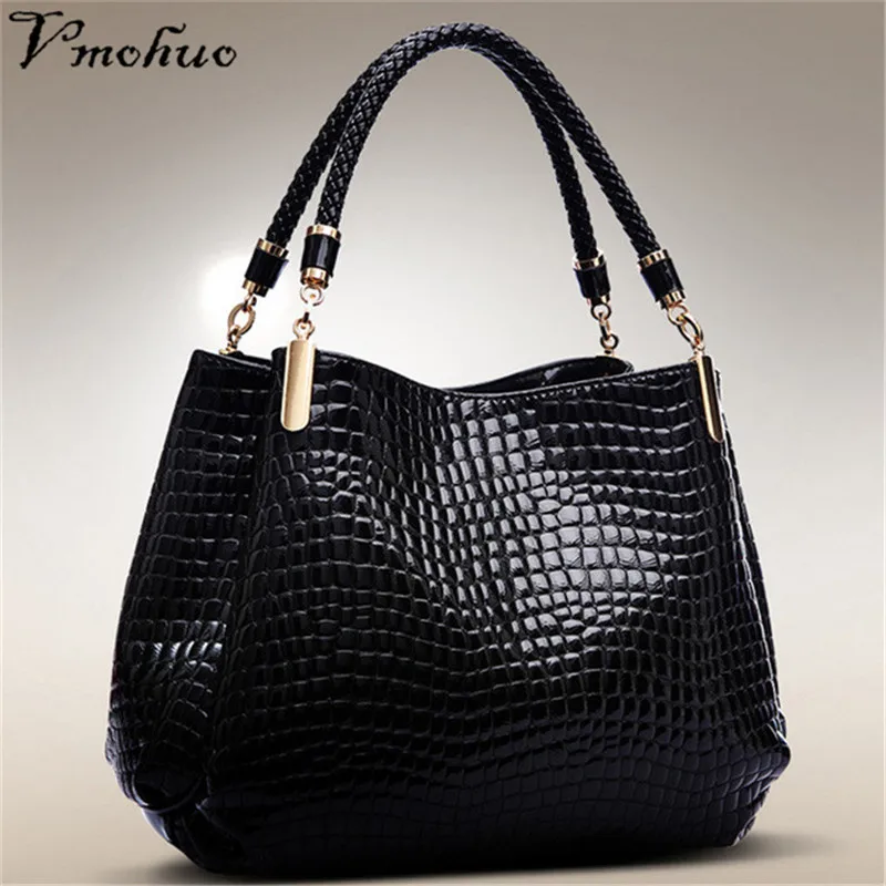 

VMOHUO Alligator Luxury Handbags Women Bags Designer Crocodile PU Leather Fashion Sequined Shoulder Bag Sac a Main bolsos mujer