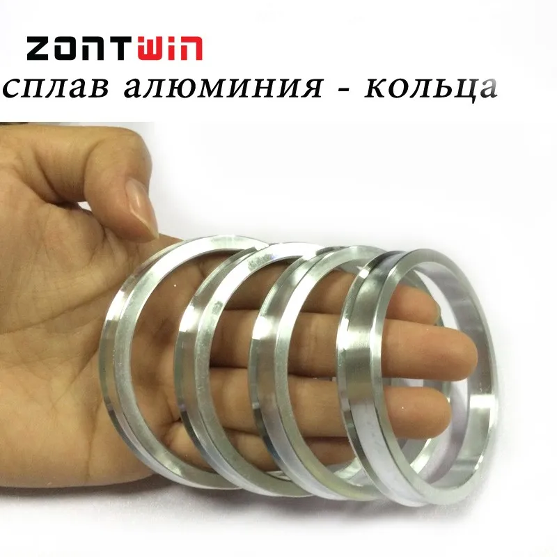4 шт./лот от 64,1 до 60,1 центриковые кольца ступицы OD = 64,1 мм ID = 60,1 мм алюминиевые кольца ступицы колеса