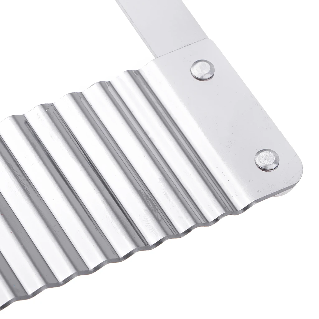 2 Pieces/set Stainless Steel Wavy & Straight Soap Mold Loaf Cake Potato Cutter Cutting Tools