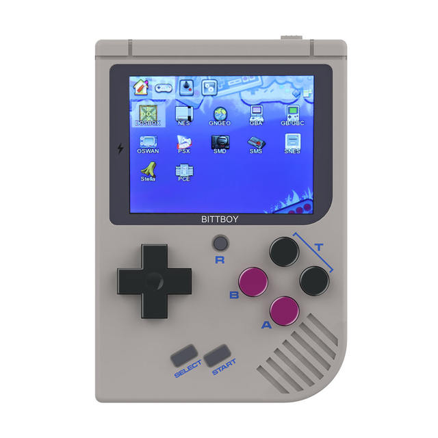 New BittBoy V3.5 Video Game Console Retro Handheld Save/Load Game Console Preload Steward System