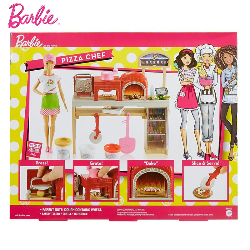 Новая Оригинальная кукла Барби для приготовления пиццы, Забавные куклы, подарок для девочек, Boneca GirlsToys, кукла для девочек, игрушки для детей