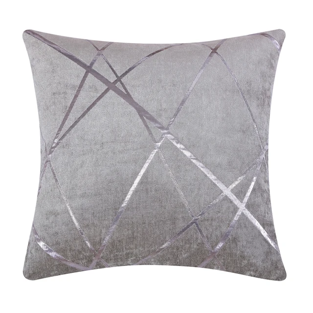 Silver jacquard fabric Wholesales Pillow cushion tan Grey Cushion cover