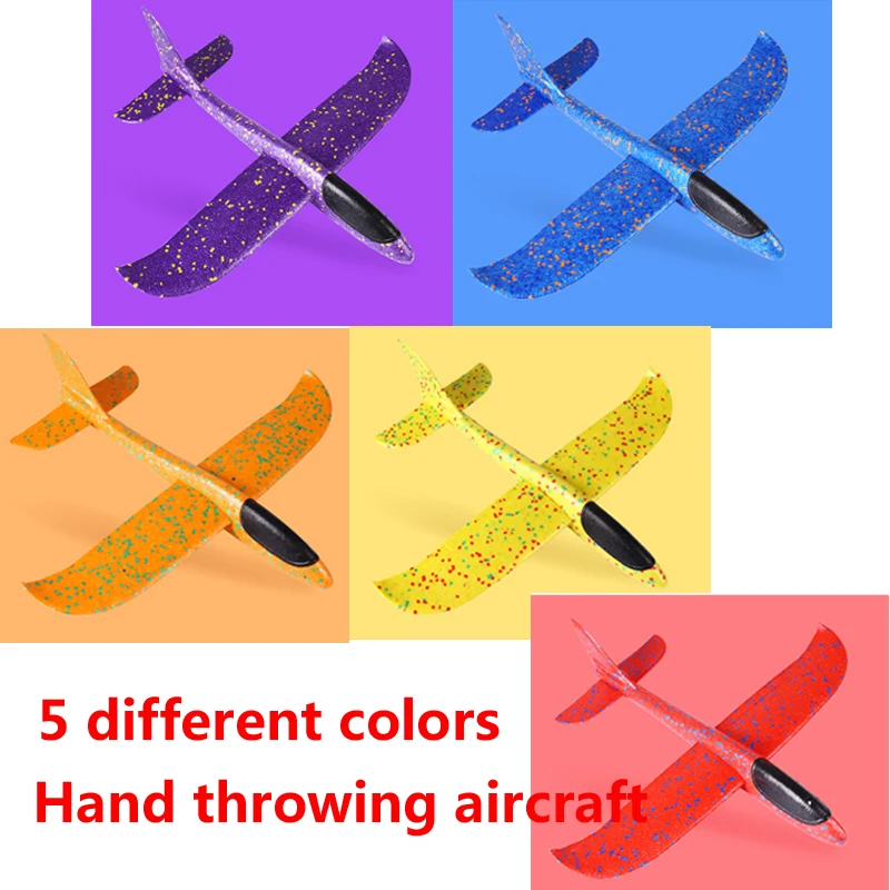 Сделай Сам самолет детские игрушки рука бросить Летающий планер самолеты пены модель аэроплана пенные наполнители игрушечные самолеты для детей на открытом воздухе игры