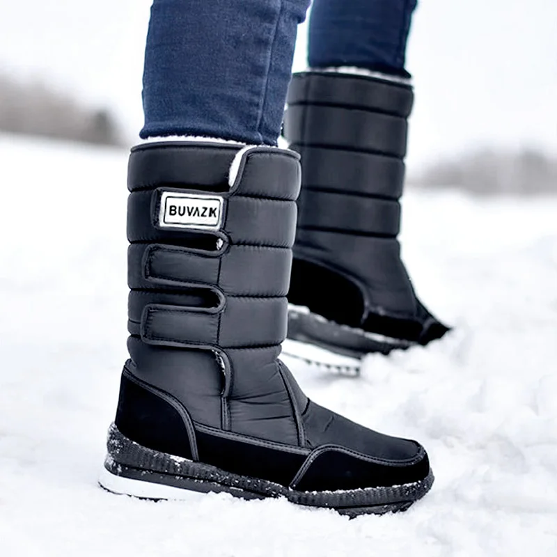 Botas de nieve impermeables térmicas gruesas para hombre, zapatos cálidos de  tela de algodón por dentro, hasta la rodilla, para exteriores, a la moda,  para invierno|shoes fashion|shoes shoesshoes men outdoor - AliExpress