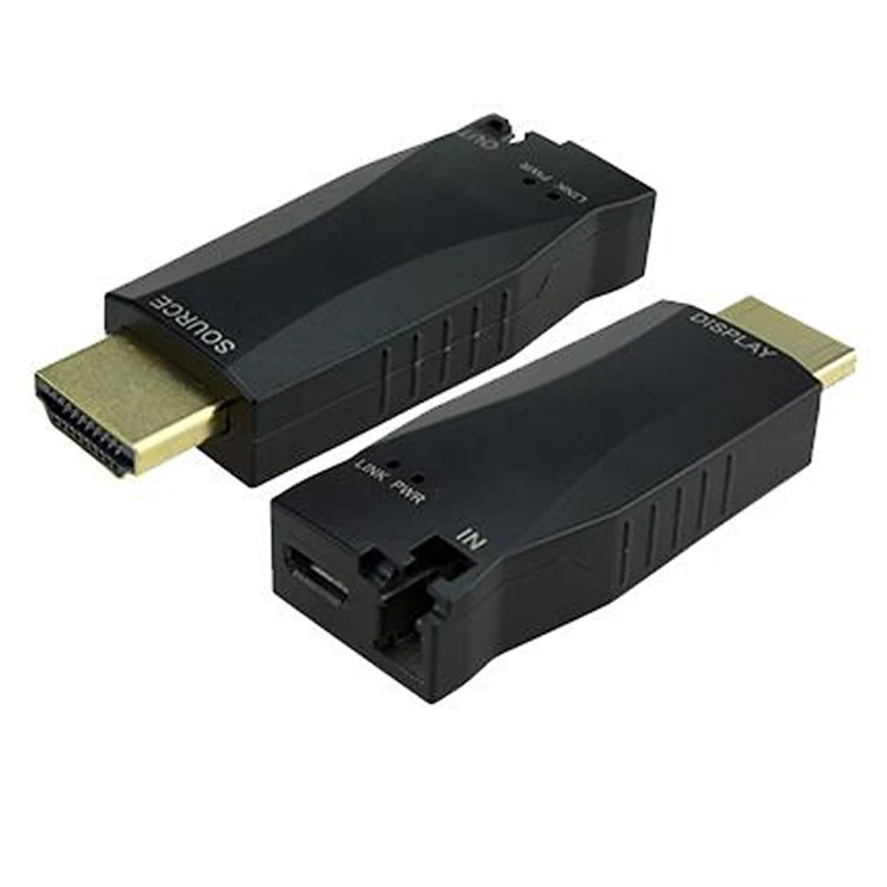 Профессиональный мини 4K HDMI волоконно-оптический удлинитель до 300 м через квалифицированный многомодовый/одномодовый волоконно-оптический кабель