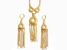 Fansheng Ethiopian Luxury charm Bridal/party Necklace/Indian/African Earring In Dubai and Ethiopia/Nigeria / Arabic Jewelry Set
