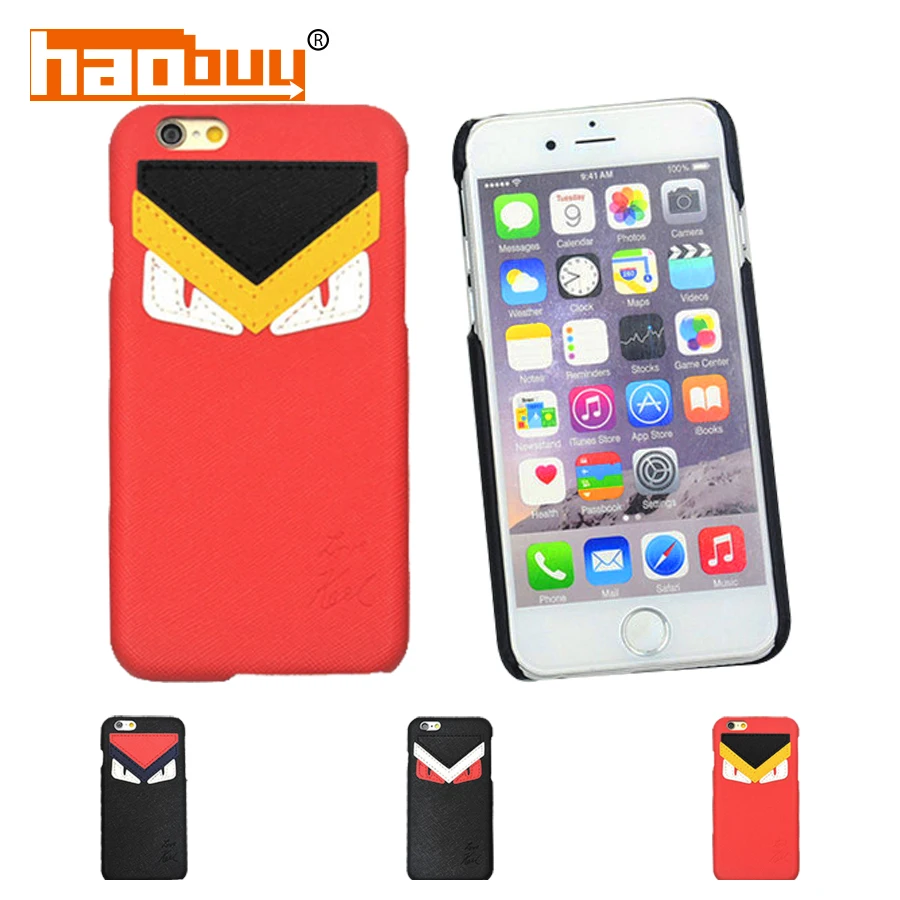 Мода Глаза Монстры Жесткого Пластика Кожи Коке Капа Задняя Крышка Phone Case for Apple iPhone