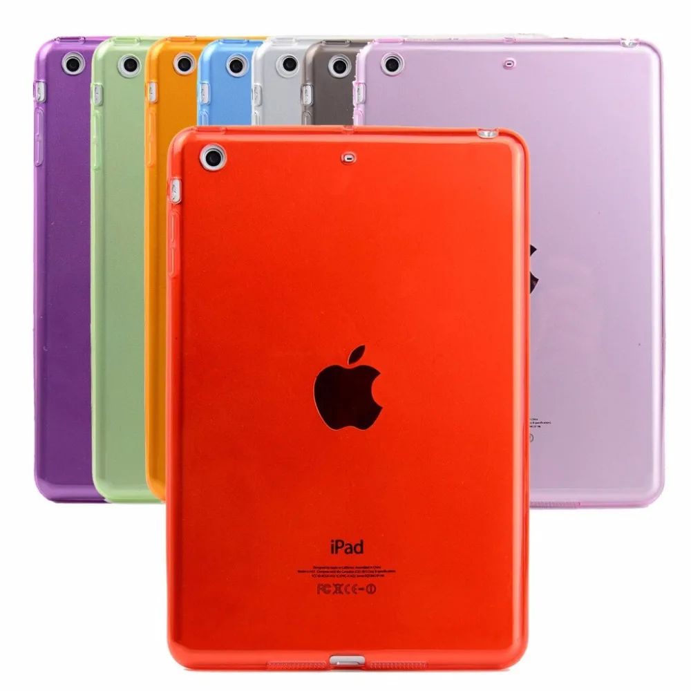 

Ultra-thin Crystal Soft TPU Transparent Silicone Clear Tablet Case Cover For ipad 2/3/4 9.7"INCH PC