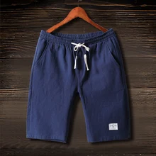 Новинка года; летнее мужское хлопковое белье; брюки для отдыха; пляжные тонкие свободные шорты для подростков; эластичные шорты для студентов; 5XL