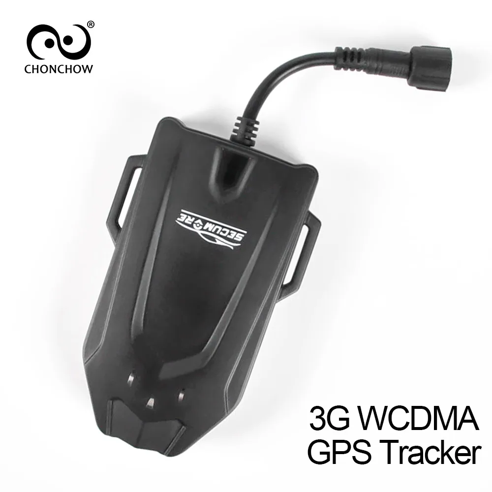

ChonChow 3g GPS Tracker for Car Vehicle Motorcycle Lifetime Free Platform Fleet Management WCDMA GSM GPRS Tracking
