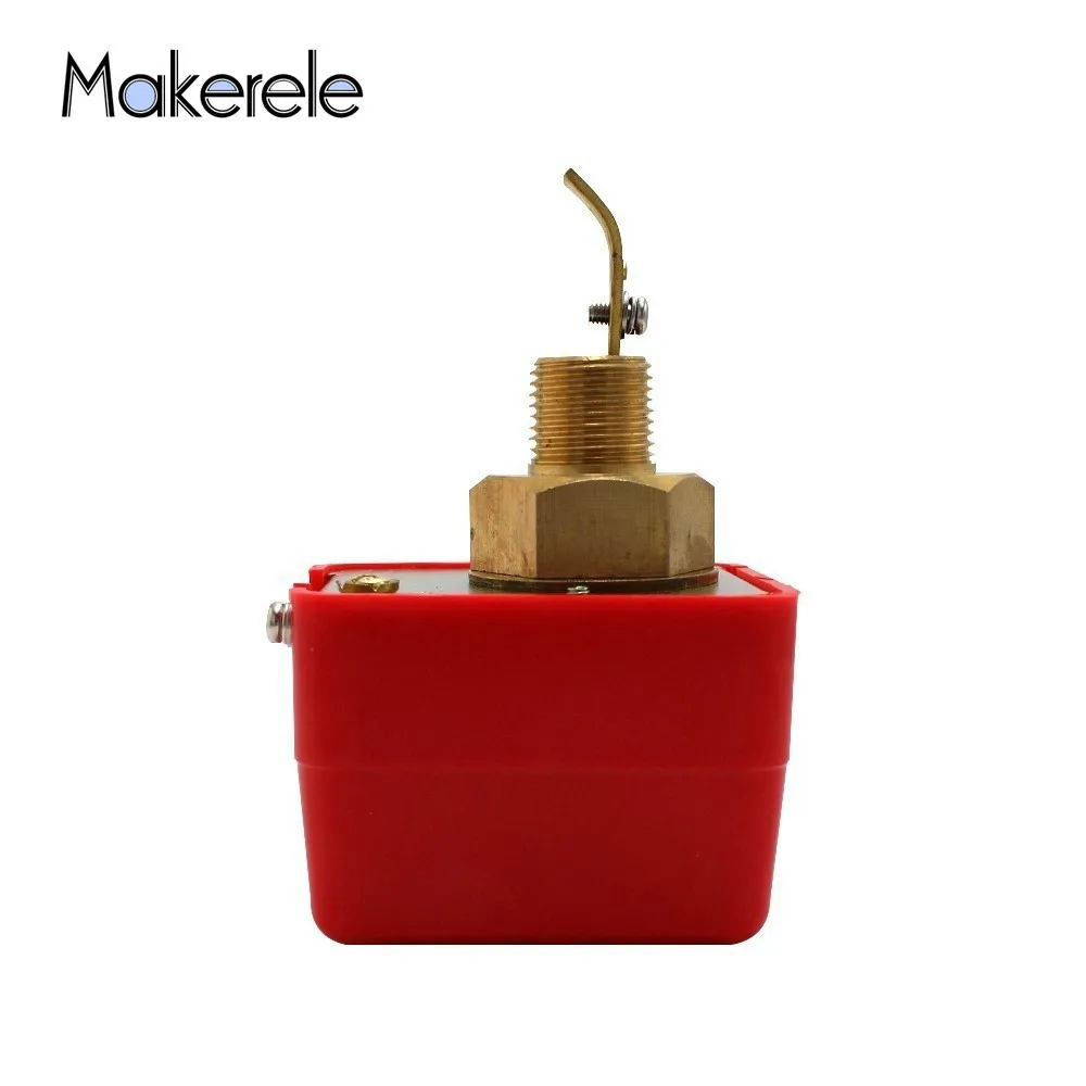 

Water Level Sensor 1" 3/4" 1/2" Inch 220VAC 3A Paddle Flow Switch Male Thread Flow Water Pump Flow Switch HFS-15/20/25 MK-FS03