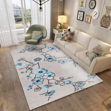 Honlaker ковры в китайском стиле, ковер для гостиной, декоративный ковер напольный коврик для спальни, ковер в стиле ретро, цветочный полиэстер, большой ковер