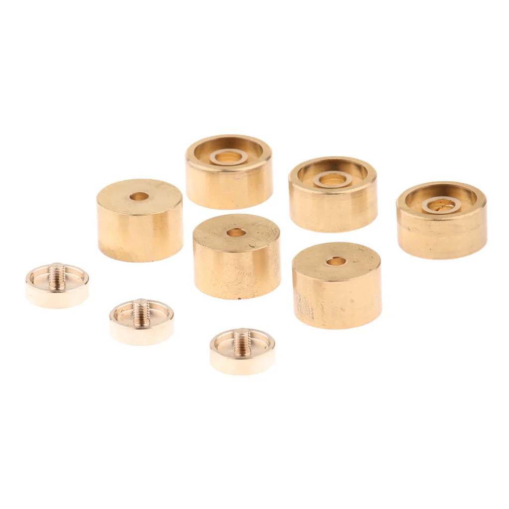 1 Set Trumpet Valve Finger Buttons Trumpet Brass Instruments for Trumpet Finger Button Replacement Golden
