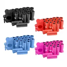 20 рулонов Кость Форма корм для питомцев, собаки мешок чистые отходы мусор Перевозчик Очистка мешок отходы забрать чистый мешок