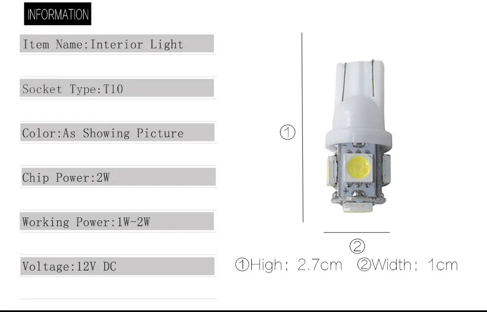 1 шт. T10 светодиодный W5W 5050 5SMD 192 168 194 белый светильник s светодиодный автомобиль клиновая лампа света лампы Супер яркий DC 12V номерного знака светильник дневные ходовые огни