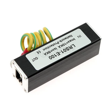 

Lightning Arrester Network RJ45 Surge Protector Protection device SPD for 100M Ethernet Network
