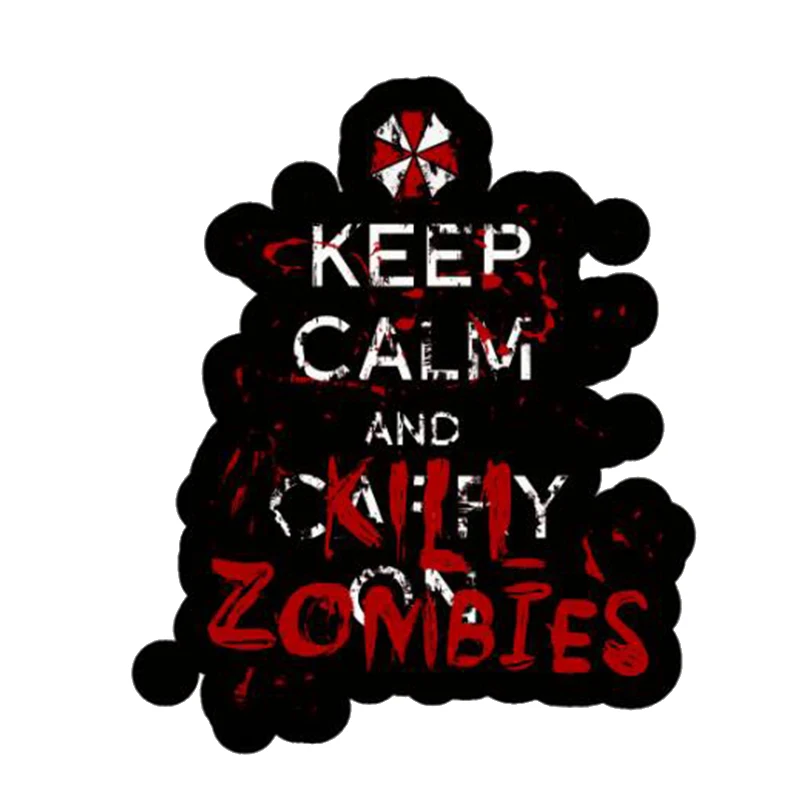 Keep Calm and Kill Zombies Pin