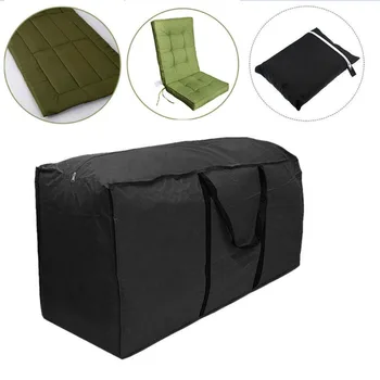 

Waterproof Outdoor Furniture Cushions Storage Bag Extra Large Cushion Bag Black