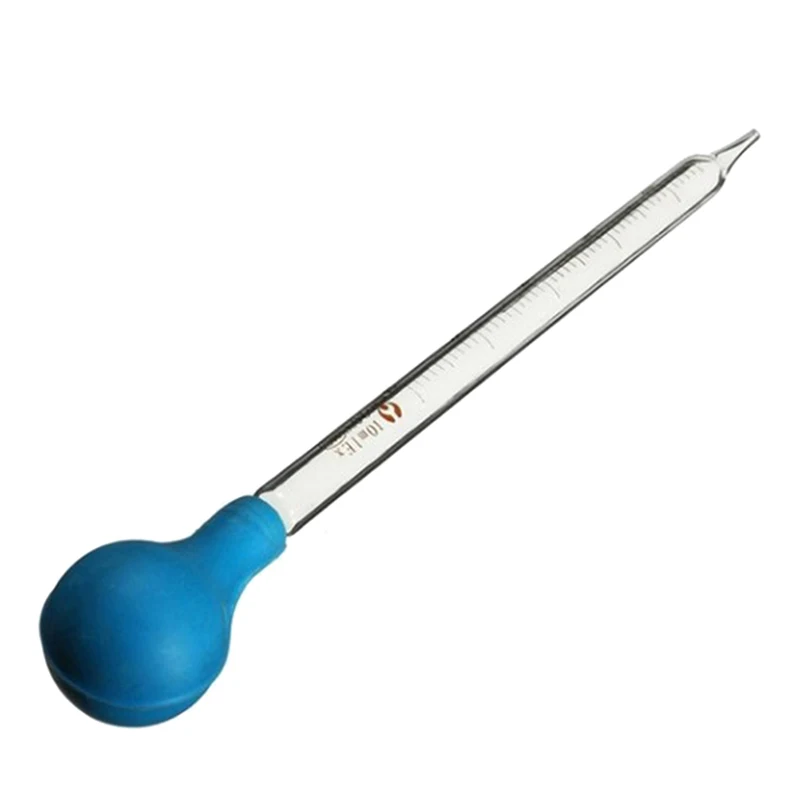 10ml Transparent Rubber Head Glass Dropper Glass Pipette Lab Dropper Pipet With Scale For Lab Experiment Supplies Durable