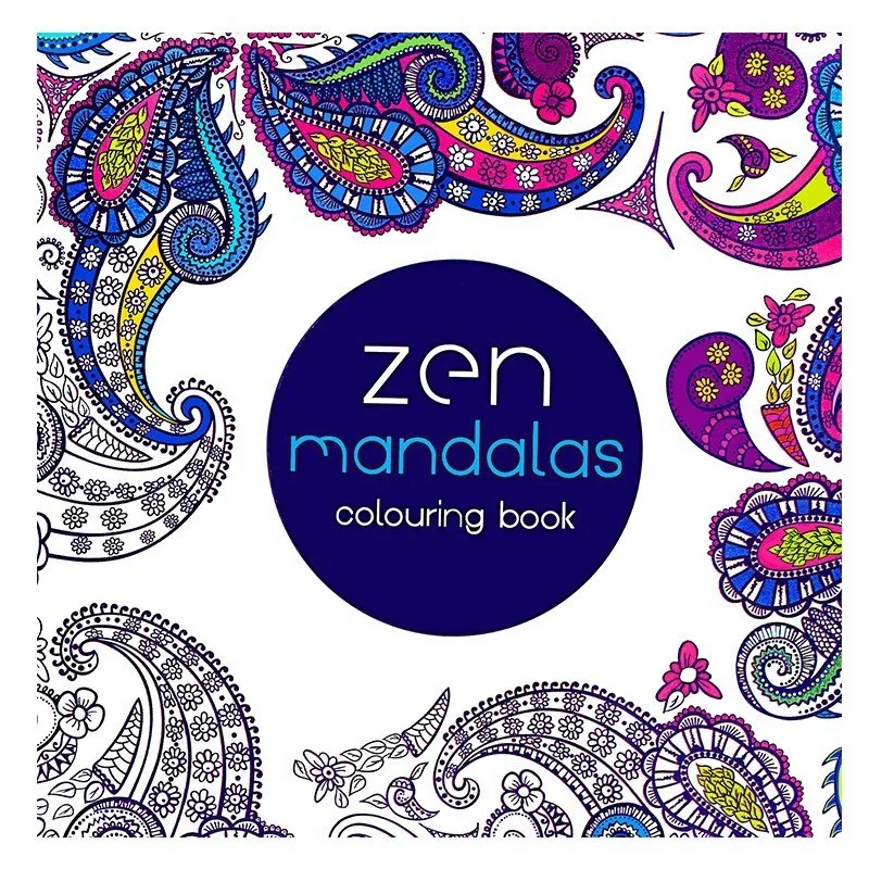 1 штука, 24 страницы, раскраска, краска, книга для детей, взрослых, художника, снимает стресс, время, время, цветная краска, книга для рисования, 03162 - Цвет: Mandala