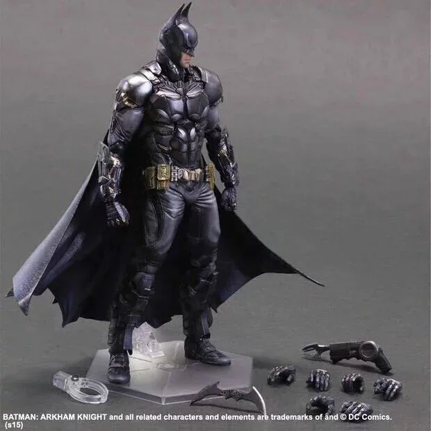 Chanycore Bat Man 27cm 1pcs Action Figure DC Comic Batman Arkham Play Arts Kai Anime Collection Mod