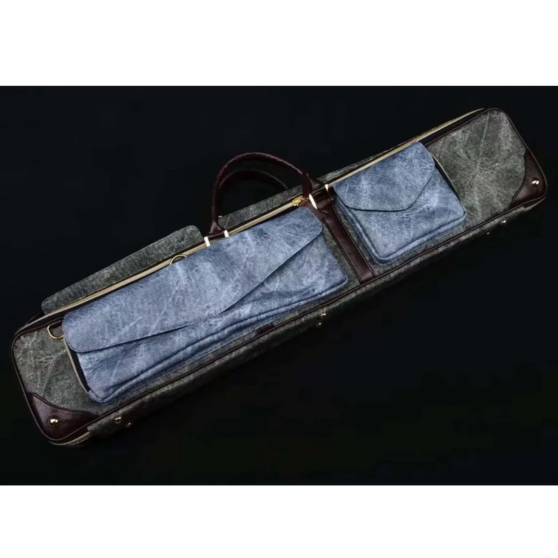 

4 Shafts 3 Butts Pool Cues Case Billiards Accessories 7 Holes China