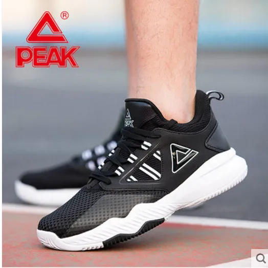 

Peak men's shoes basketball shoes 2018 autumn new low help boots mesh surface shock absorption anti-skid wear DA820071