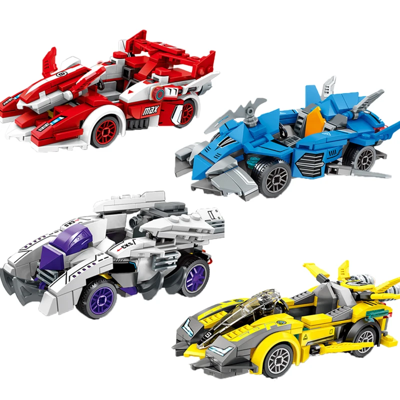

Sembo Racing Car Series Educational Building Blocks Toys For Kids DIY Present Small Bricks