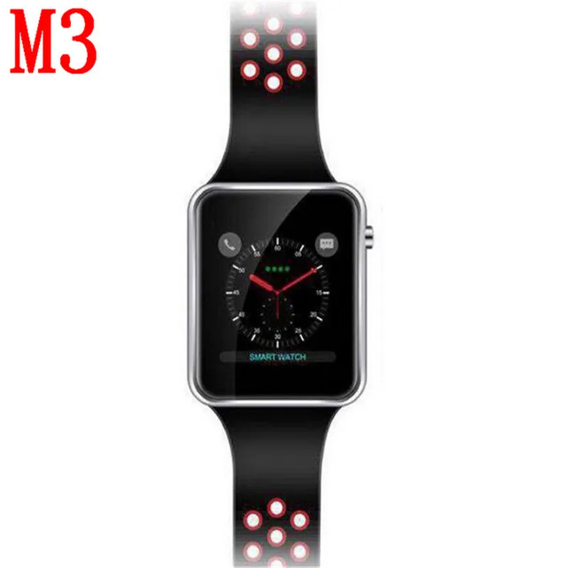 Спортивные Смарт часы Новая мода M3 Smartwatch С Facebook WhatsappTwitter поддержка SIM TF карта для