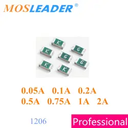 Mosleader 1206 перемычки многоразовые 1000 шт 50mA 100mA 200mA 350mA 500mA 750mA 1A 2A 0.05A 0.1A 0.2A 0.35A 0.5A 0.75A китайский