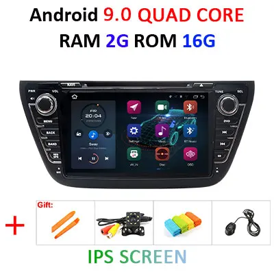 DSP ips Android 9,0 4G 64G AV выход автомобильный dvd-плеер для SUZUKI SX4 S-CROSS S CROSS gps-навигация, радио, стерео экран - Цвет: 9.0 2G 16G