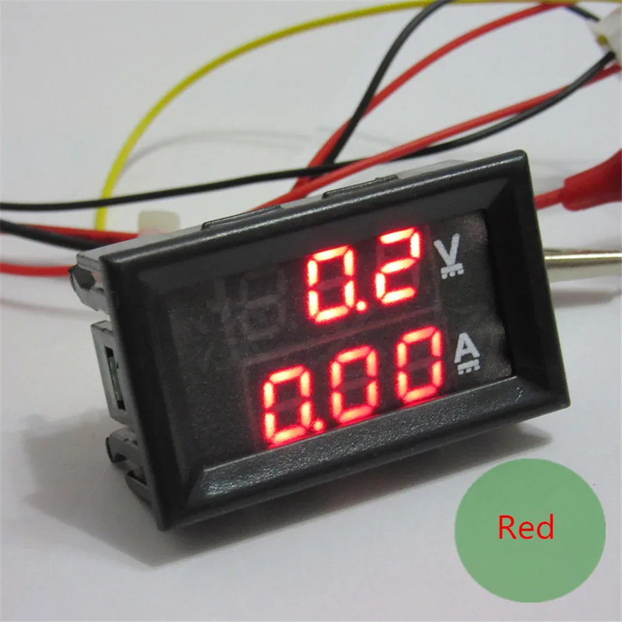 DC 100V 10A 50A 100A Mini Digital Voltmeter Ammeter Voltage Current Meter  (5)