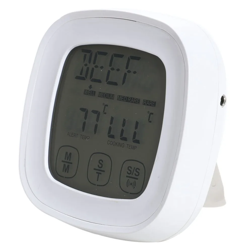 2 Probes Meat Thermometer Instant Read Food Digital Cooking with Timer Alert for Oven Kitchen Grill BBQ | Инструменты