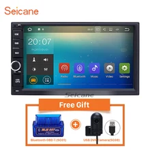 Seicane 7 inch Android 7.1 Universal Car Radio GPS Navigation Bluetooth Support 4G WIFI Network Reaview camera DVR 2din RAM 2GB