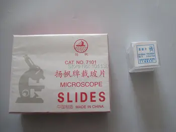 

50pcs Blank Glasses Microscope Slides with 100 pcs Cover Glass