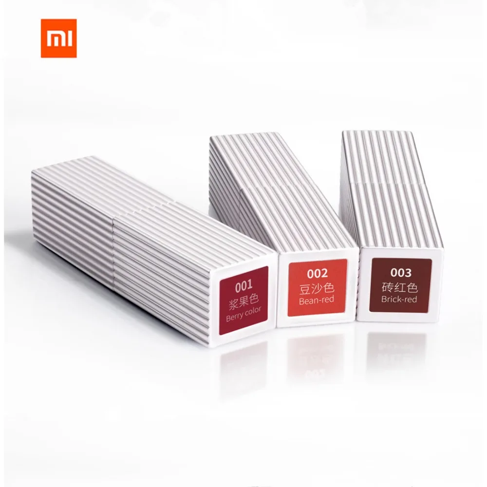 1033 5 De Réductionoriginal Xiaomi Mijia Suprêfans Maquillage Rouge à Lèvres Nude Longue Durée Brillant à Lèvres Cosmétiques Lipgloss 3 Couleurs
