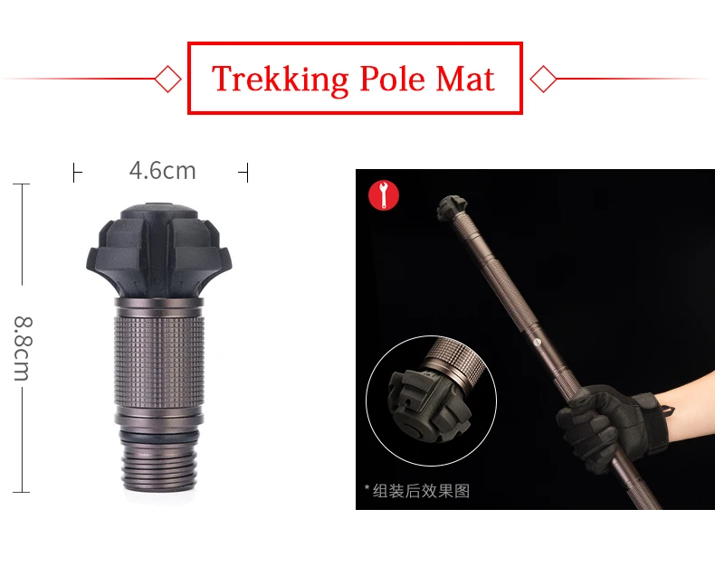 Vara de Acampamento ao ar Ferramenta de Sobrevivência de Emergência Diy Livre Ferramenta Multi funcional Casa Self Defense Bengalas Caminhadas Carro Componente 17 livre multi-funcional casa auto defesa varas caminhadas