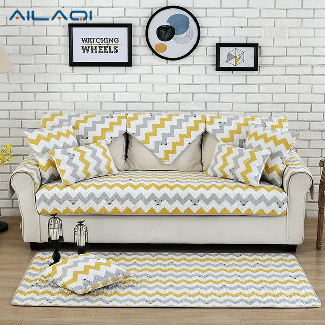 Ailaqi Modern Stripe Non Slip Sofa Couch Covers Creative Cute Cotton Ailaqi Modern Stripe Non Slip Sofa Couch Covers Creative Cute Cotton Cover For Living