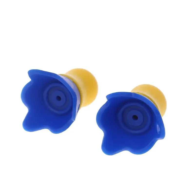 1 Pair Silicone Flight Earplugs Noise Cancelling Reusable Ear Plugs For Airplanes Hearing Protection-