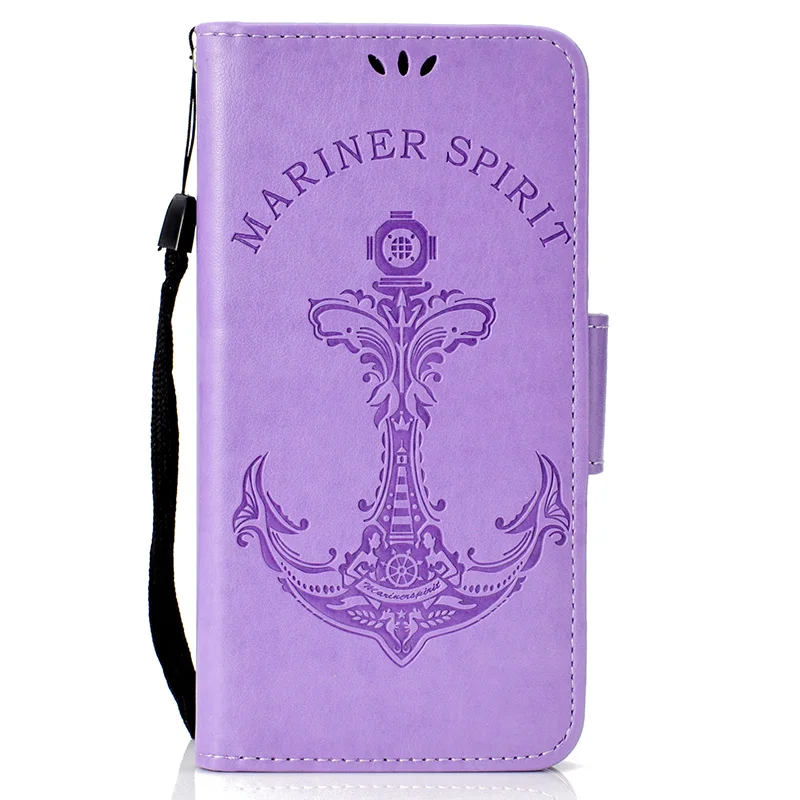KEFO For Xiaomi Mi A1 5X Case Embossed anchor PU Leather Flip Wallet cover For Xiaomi Redmi 4A 4X 5 Plus Y1 Note 4 4X 5A Coque   (1)