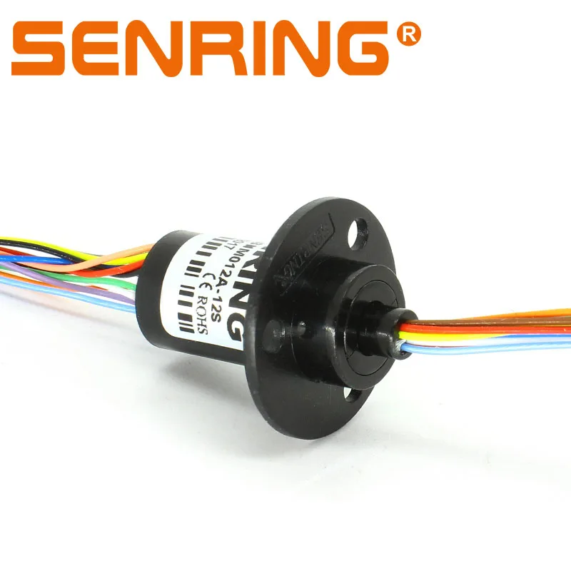 

Length 25mm capsule slip ring od12.5mm with 12 wires signal